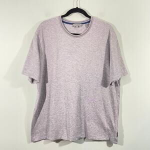 Ted Baker Men's Grey Classic Grey Regular Fit Short Sleeve Tee Size 6 XXL
